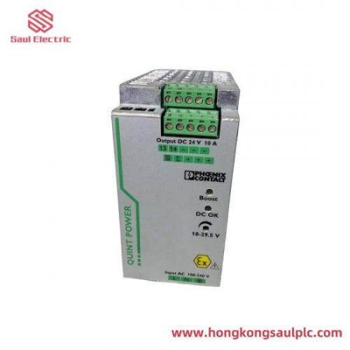 PHOENIX QUINT-PS-100-240AC/10 - High-Efficiency DIN Rail Power Supply for Industrial Automation